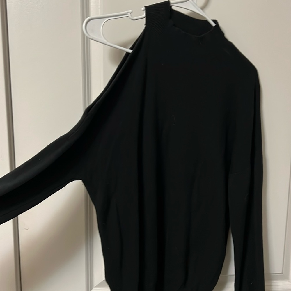 Michael Kors Cold Shoulder, Mock Neck, Sweater